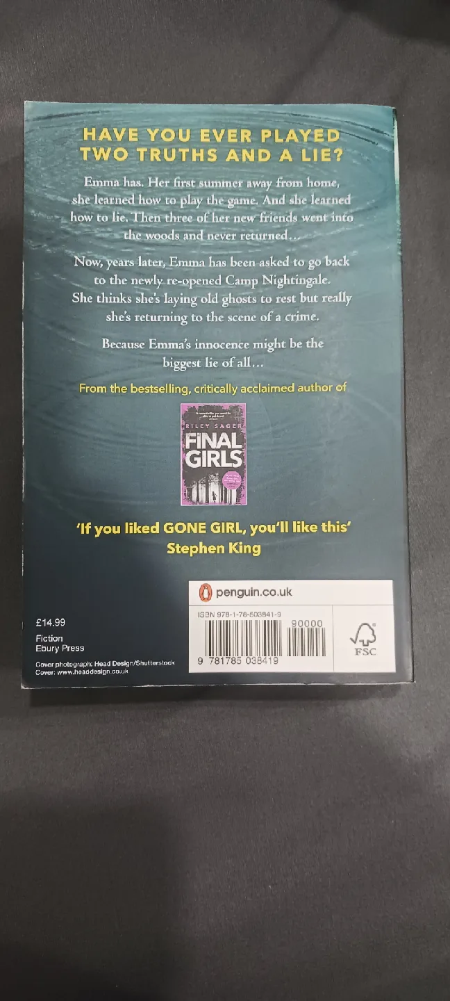 Last Time I Lied - Riley Sager image indicator(2)