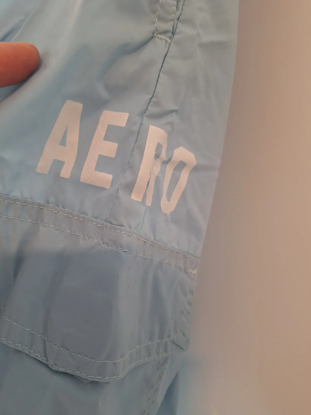 Aeropostale Blue Windbreaker Pants - Size XL image indicator(2)