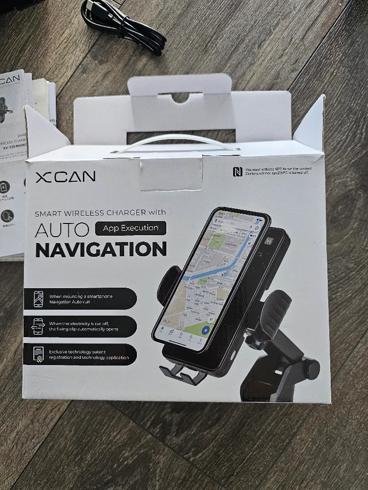 XCAN Smart Wireless Charger w/ Auto Navigation image indicator(5)