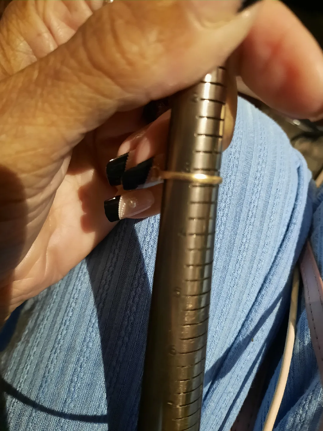 Baby ring genuine authentic solid 10k yellow gold 3.25 image indicator(3)