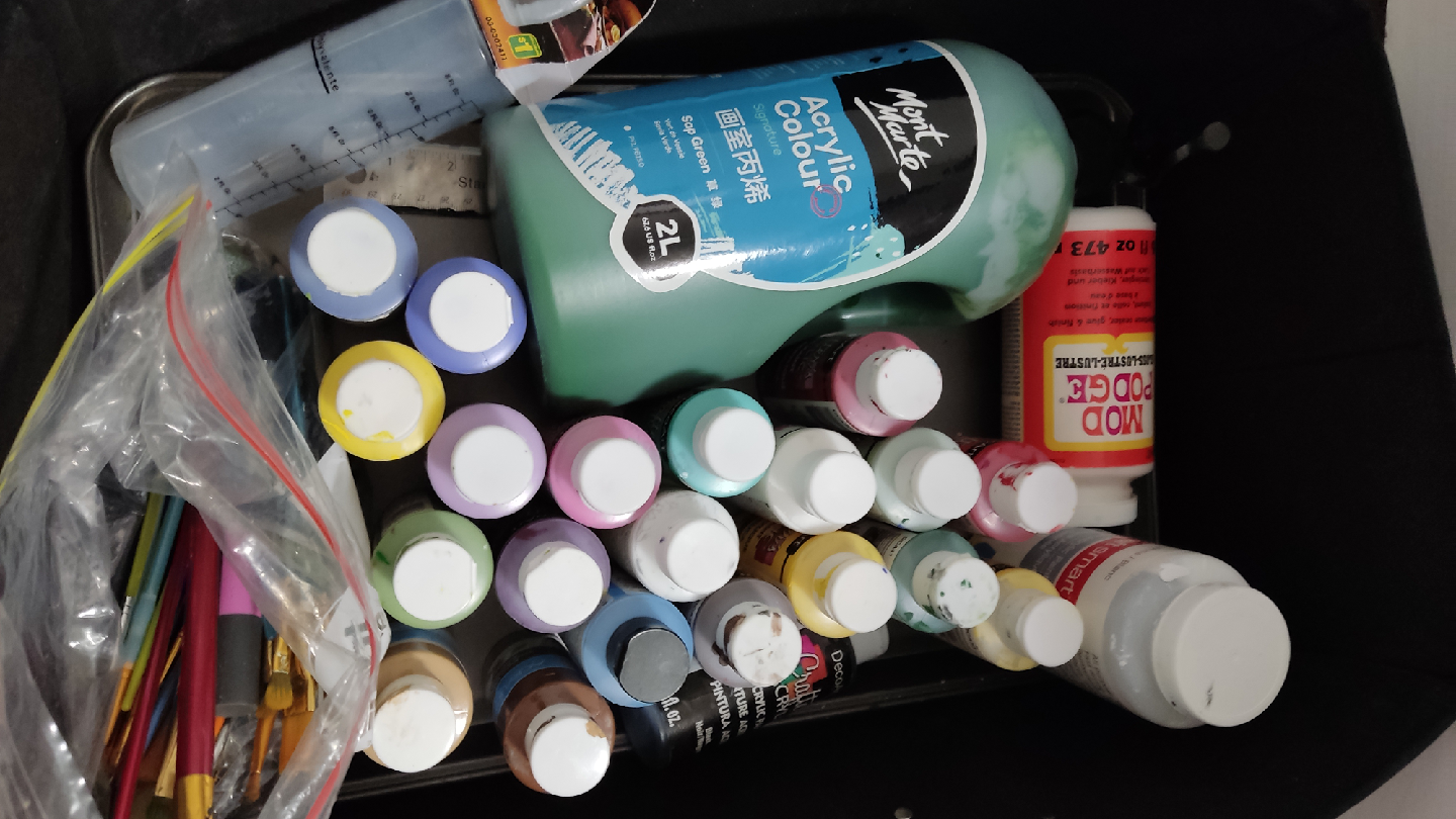Mixed Lot of Acrylic Paints - photo 3