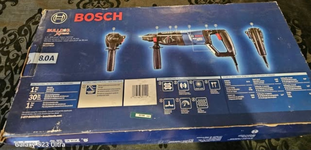 Bosch Bulldog Xtreme Rotary Hammer 11255VSR + a bit tile lifter - photo 2