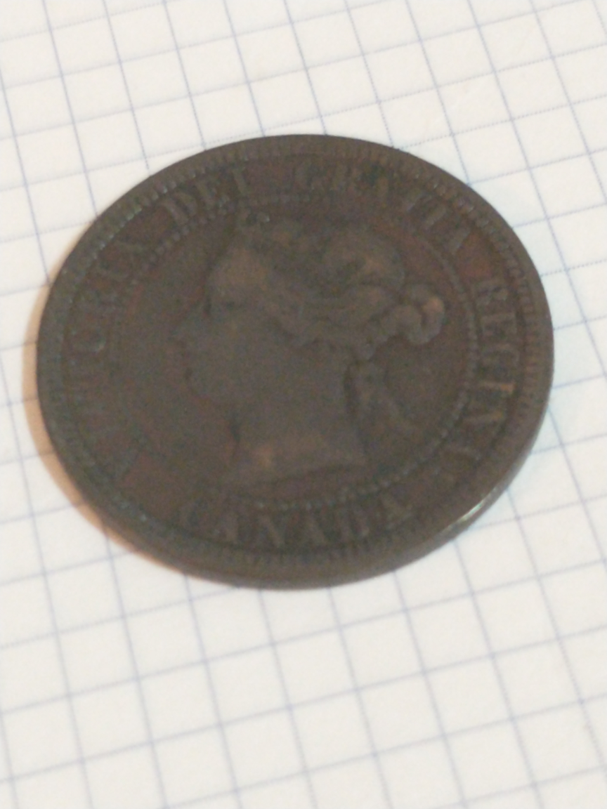 Fair 1882H Canada Victoria large cent KM #7, #2010-127 - photo 4