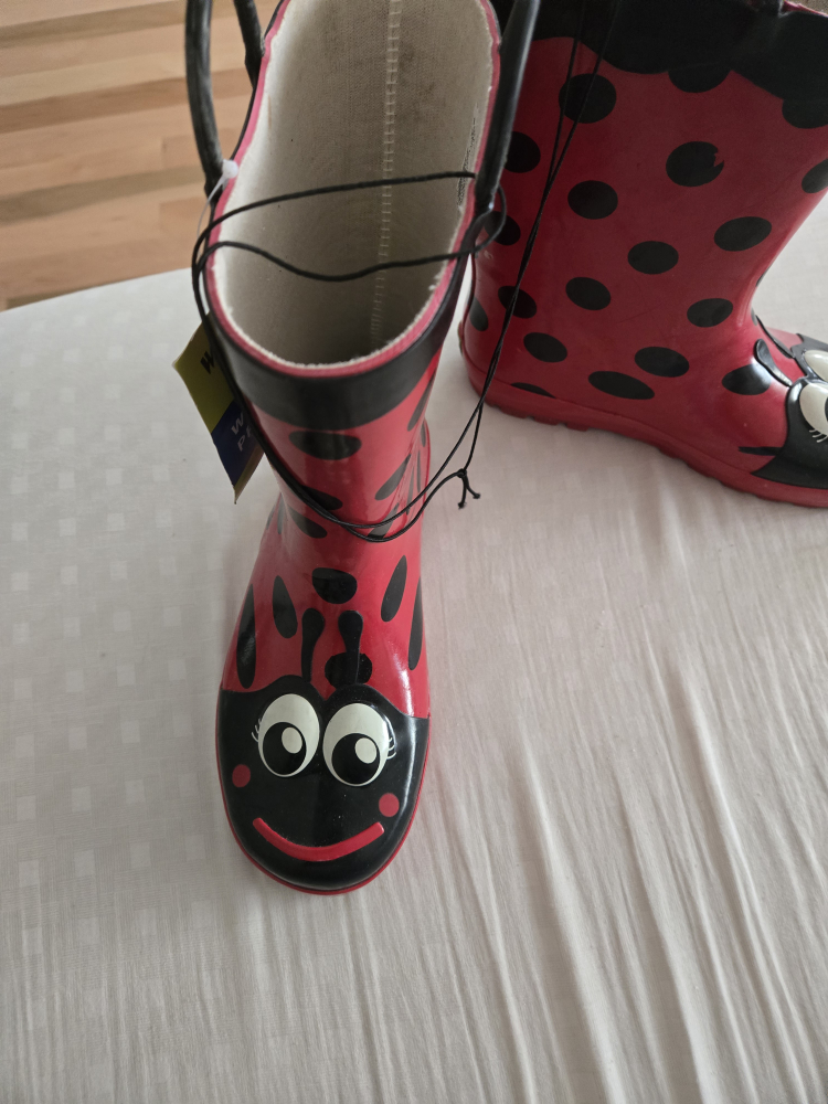 Western Chief Ladybug Rain Boots - Kids Size 4 - photo 2