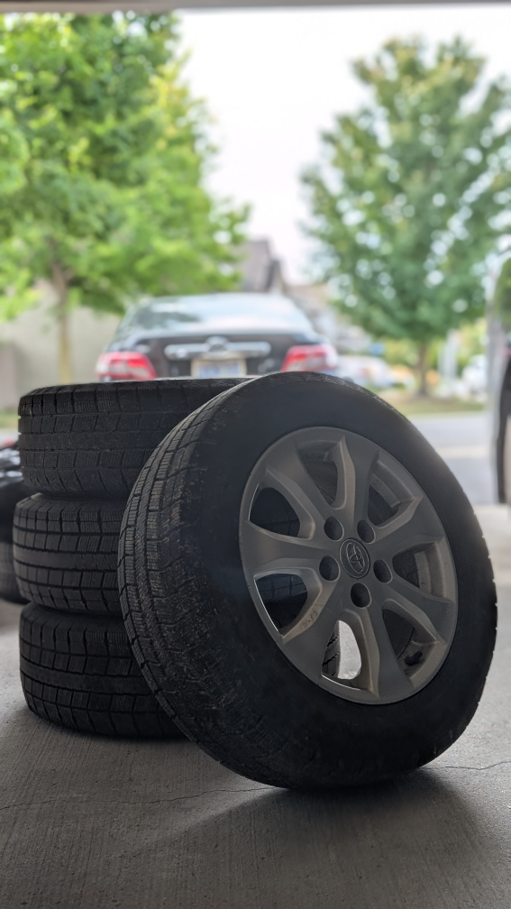16-inch Winter Tires with 5-spoke Alloy Wheels (Set of 4)