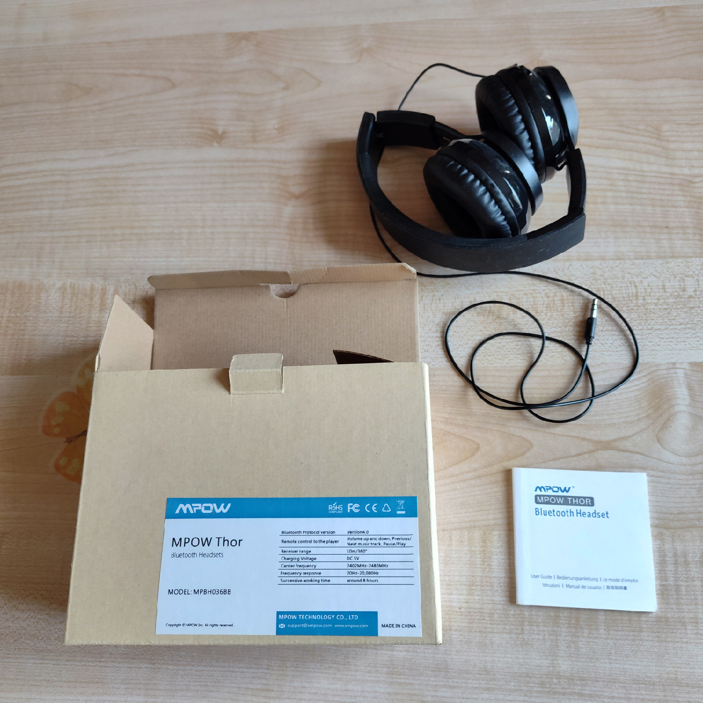 Mpow Thor Bluetooth Headset MPBH036BB 🥕 - photo 2