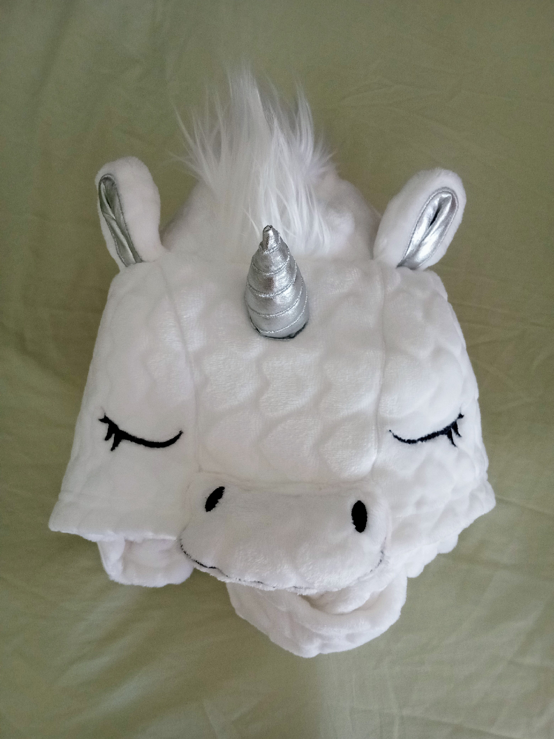 Unicorn Onesie White Adult XL