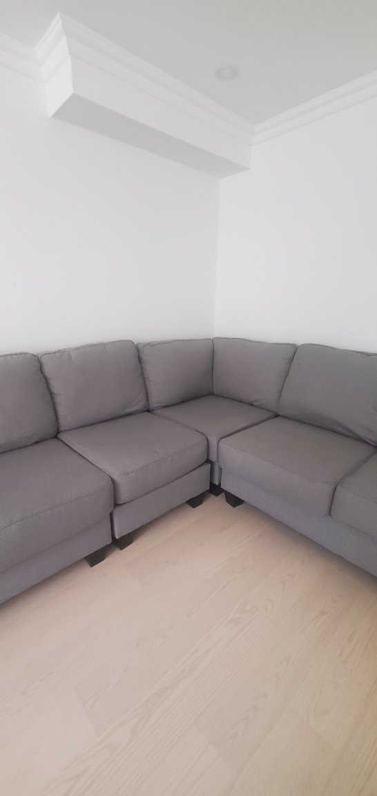 Grey Sectional Sofa - photo 3