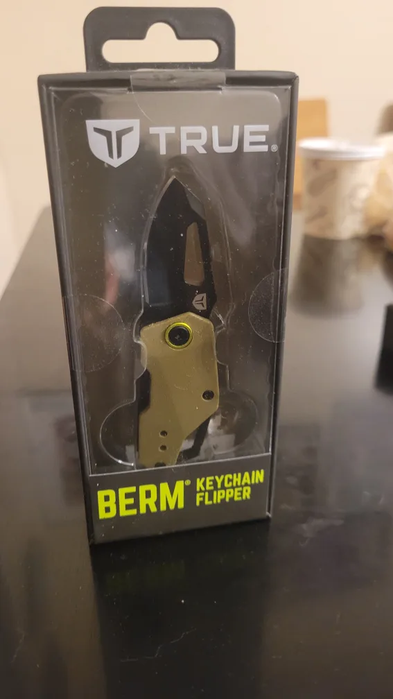 New TRUE Berm Keychain Flipper Knife image indicator(4)