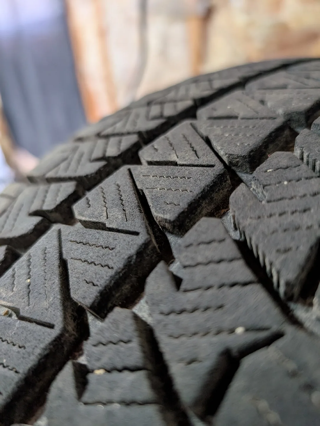 (4)-195/60R16 Winter Tires On Steel Rims Off 2005 Subaru Impreza thumbnail