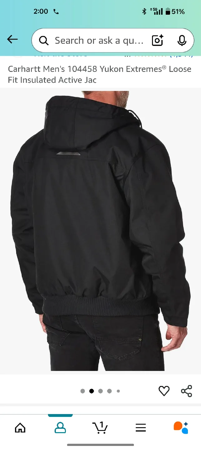 Carhartt 104458 Yukon Extremes Insulated Active Jac XXL image indicator(3)