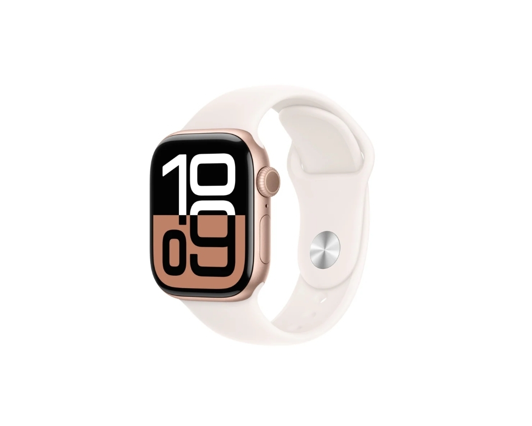 Apple Watch Series 10 - 42mm - Rose Gold Aluminium Case - S/M