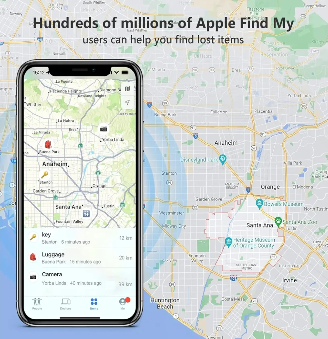 New ATUVOS Air Tracker Tag 2 Pack, Luggage Tracker Key Finder image indicator(8)