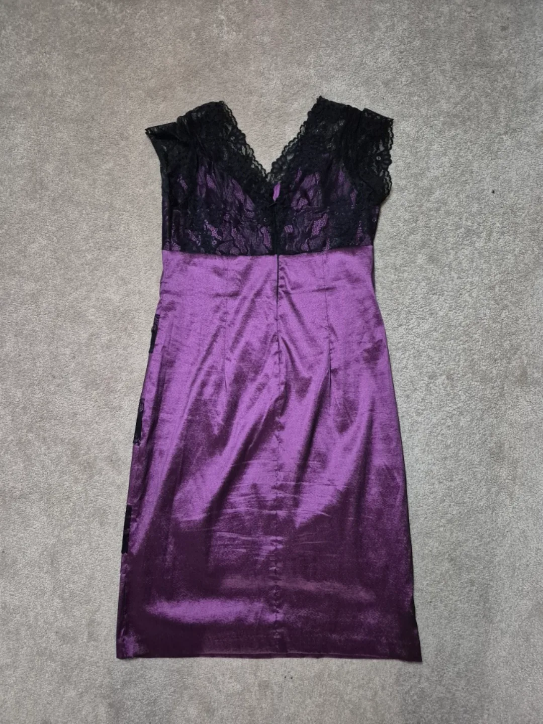 Purple & Black Lace Dress from Cleo image indicator(2)