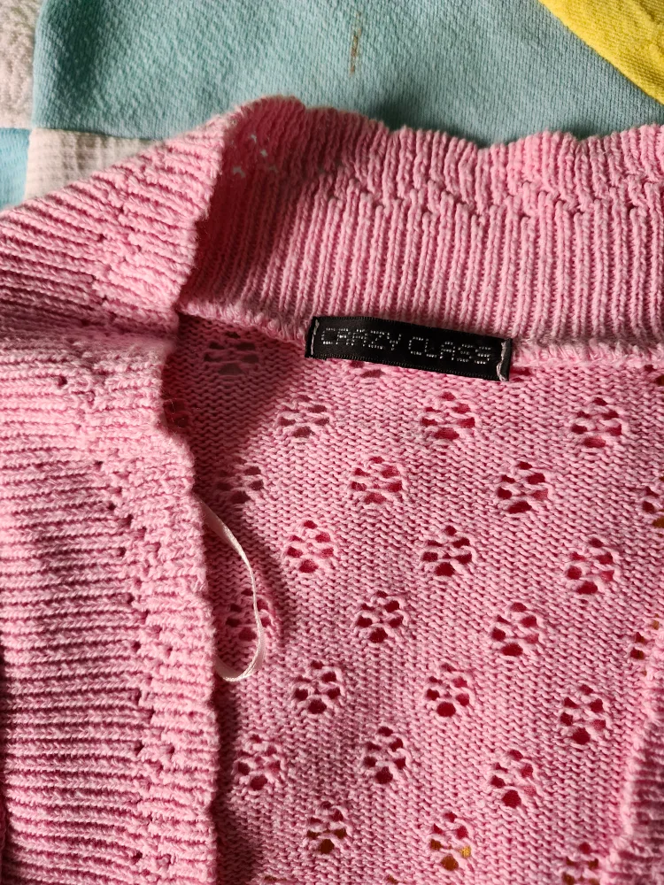 pink knit bolero by Crazy Class image indicator(5)