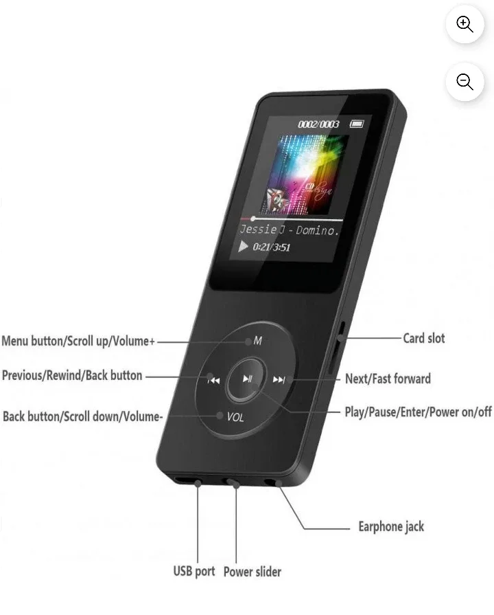 Bluetooth MP3 Player FM Radio and Voice Recorder image indicator(3)