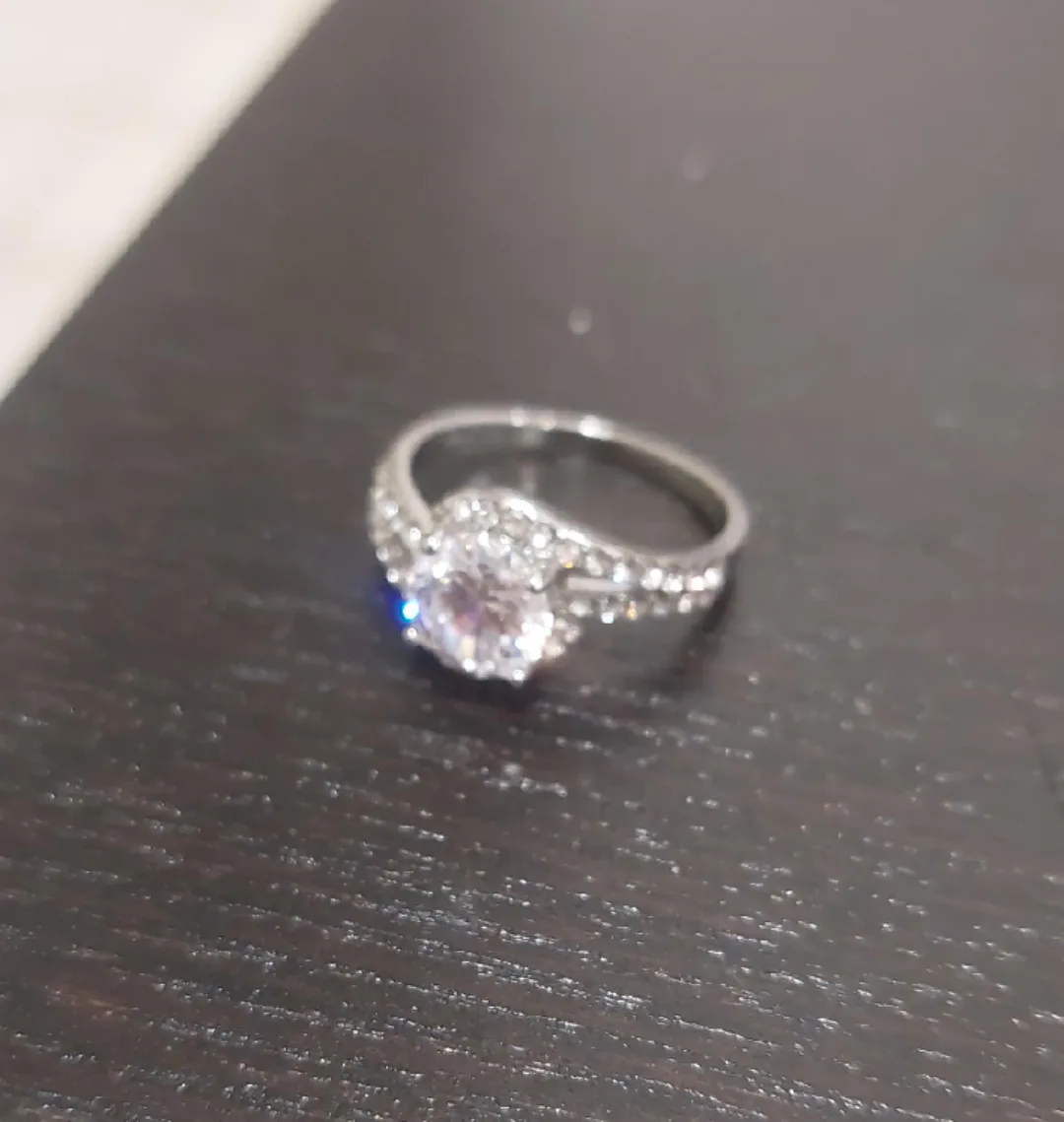 Sparkly Silver Ring thumbnail
