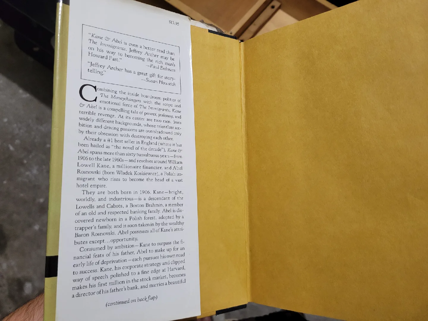 Kane & Abel by Jeffrey Archer image indicator(3)