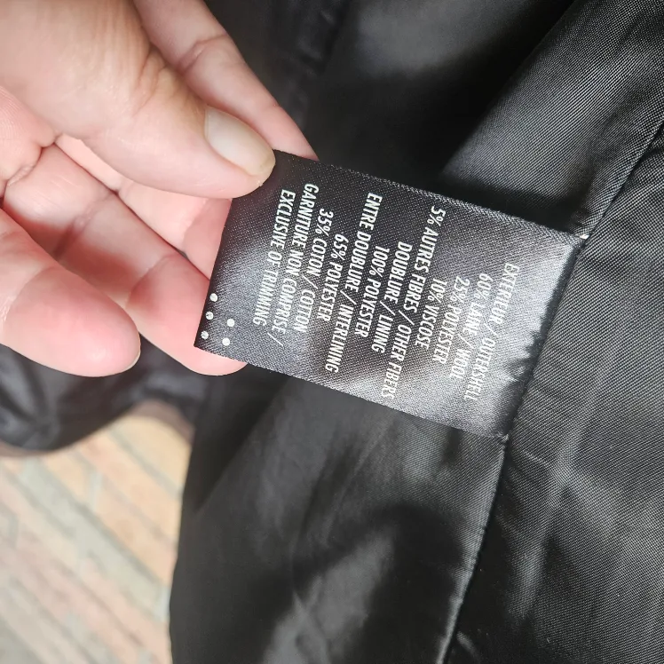 Soia & kyo Brown wool pea coat, Womens Medium image indicator(6)