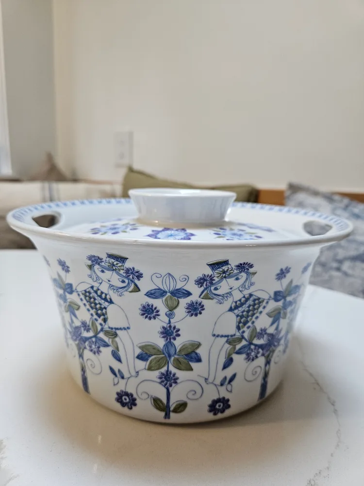 Vintage Figgjo Flint Norway Turi Lotte Design Casserole Dish image indicator(4)