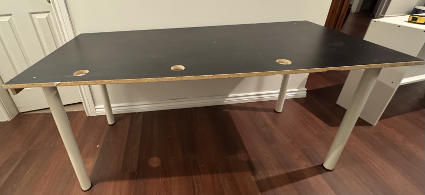Extra-Long Gaming / Computer Desk/ Workshop Table