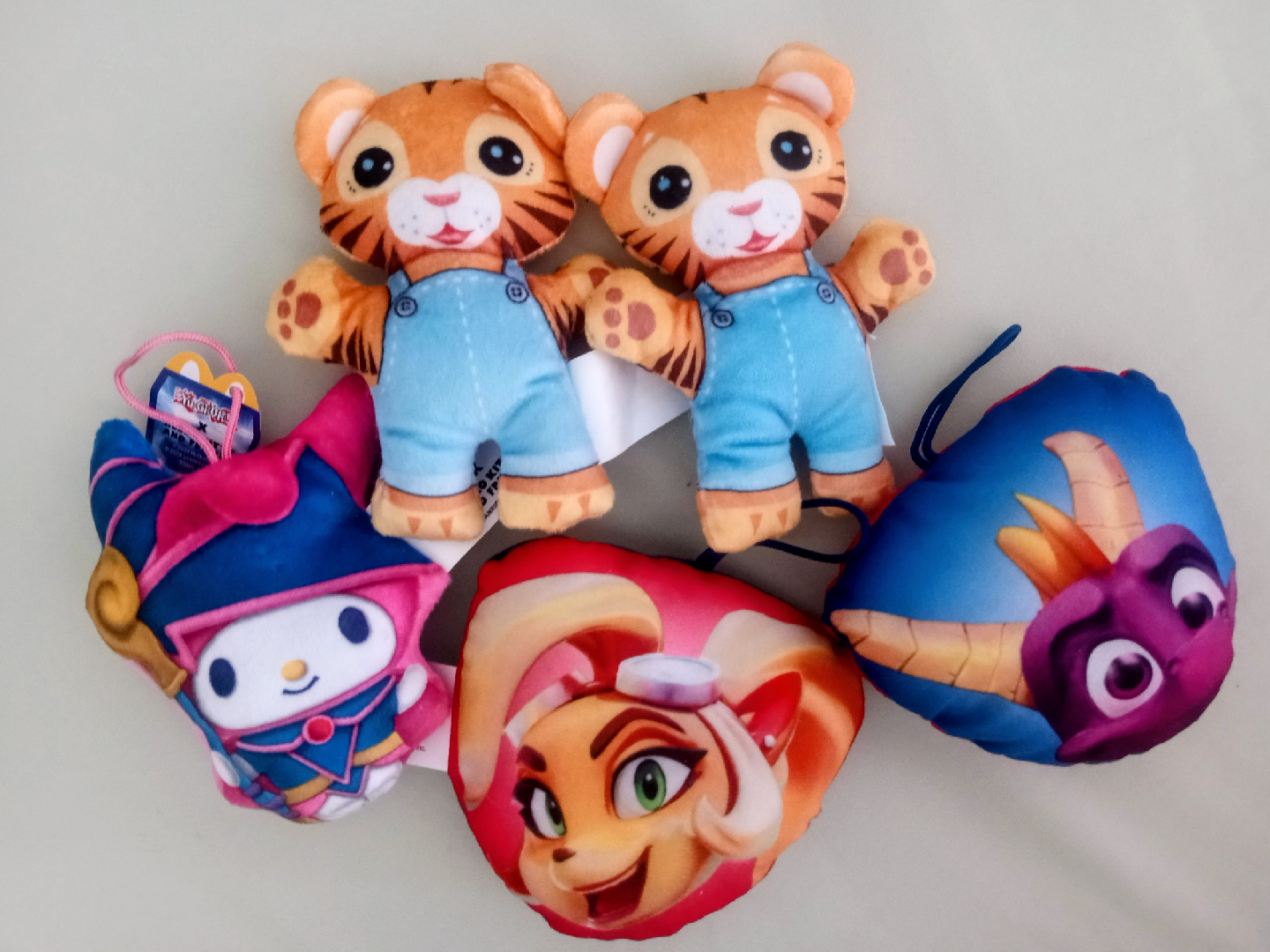 5 McDonald's Mini Plush Toys