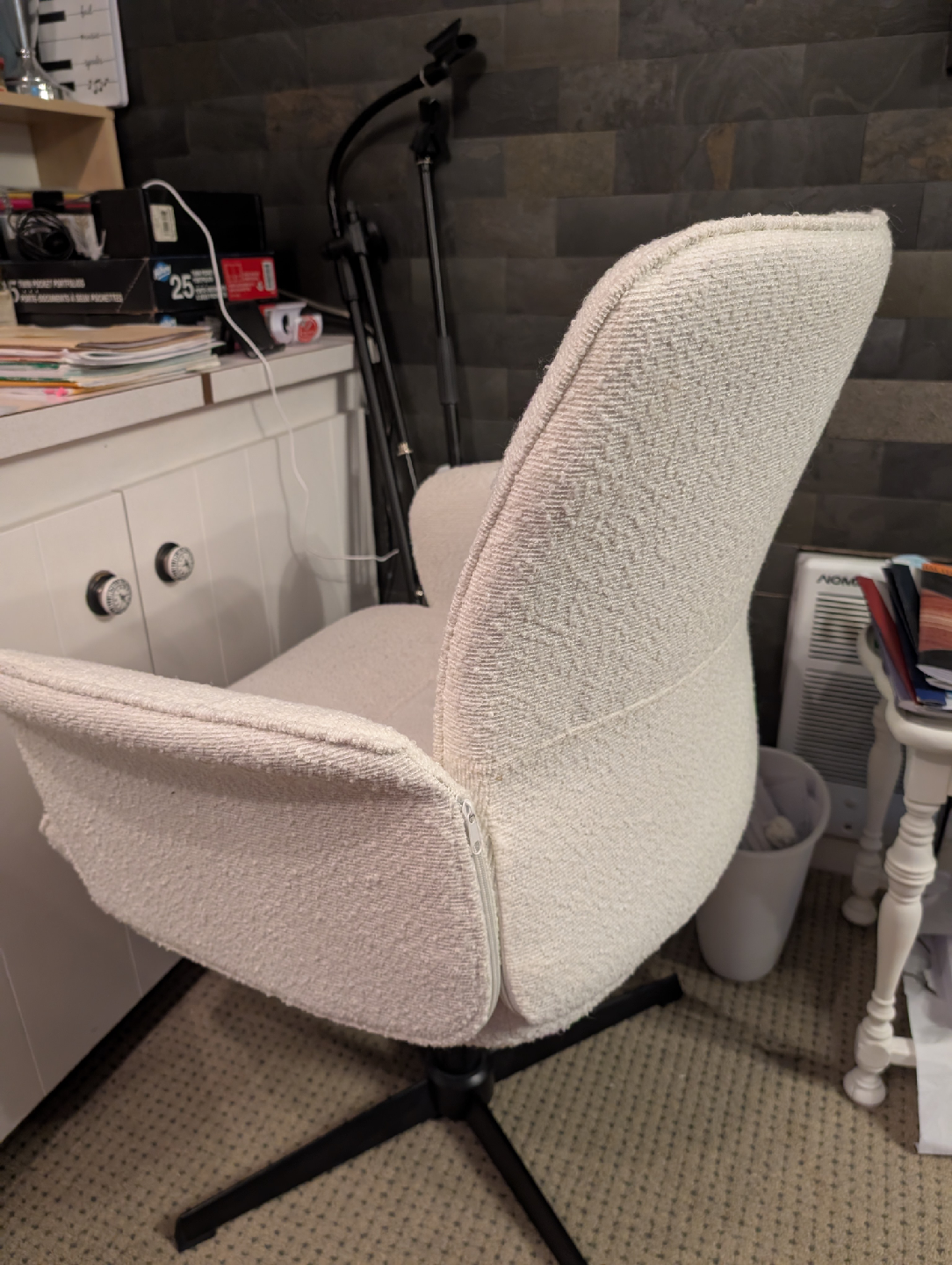 Swivel Office Chair - White - photo 4