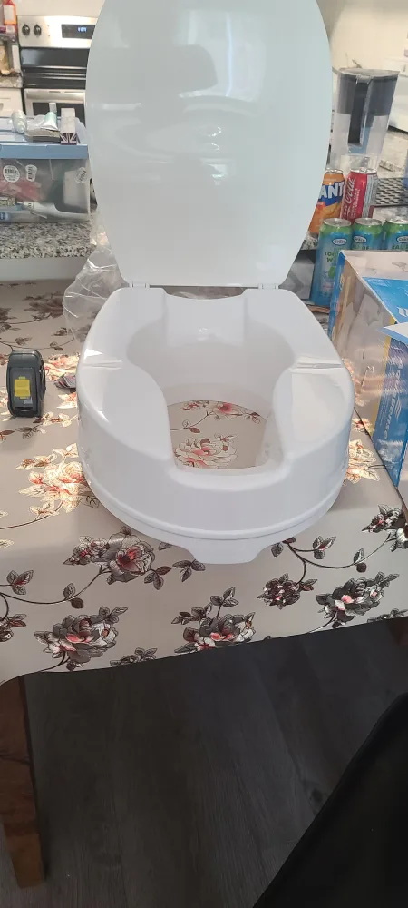 AquaSense Raised Toilet Seat with Lid - New image indicator(2)