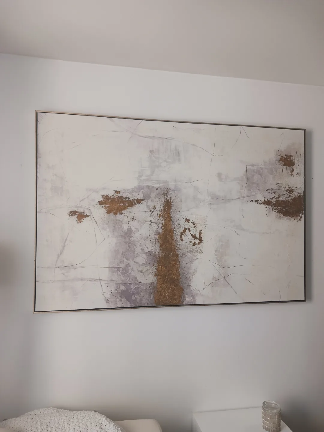 ✨ Modern Gold Abstract Canvas Wall Art -✨ Abstract Wall Art image indicator(2)