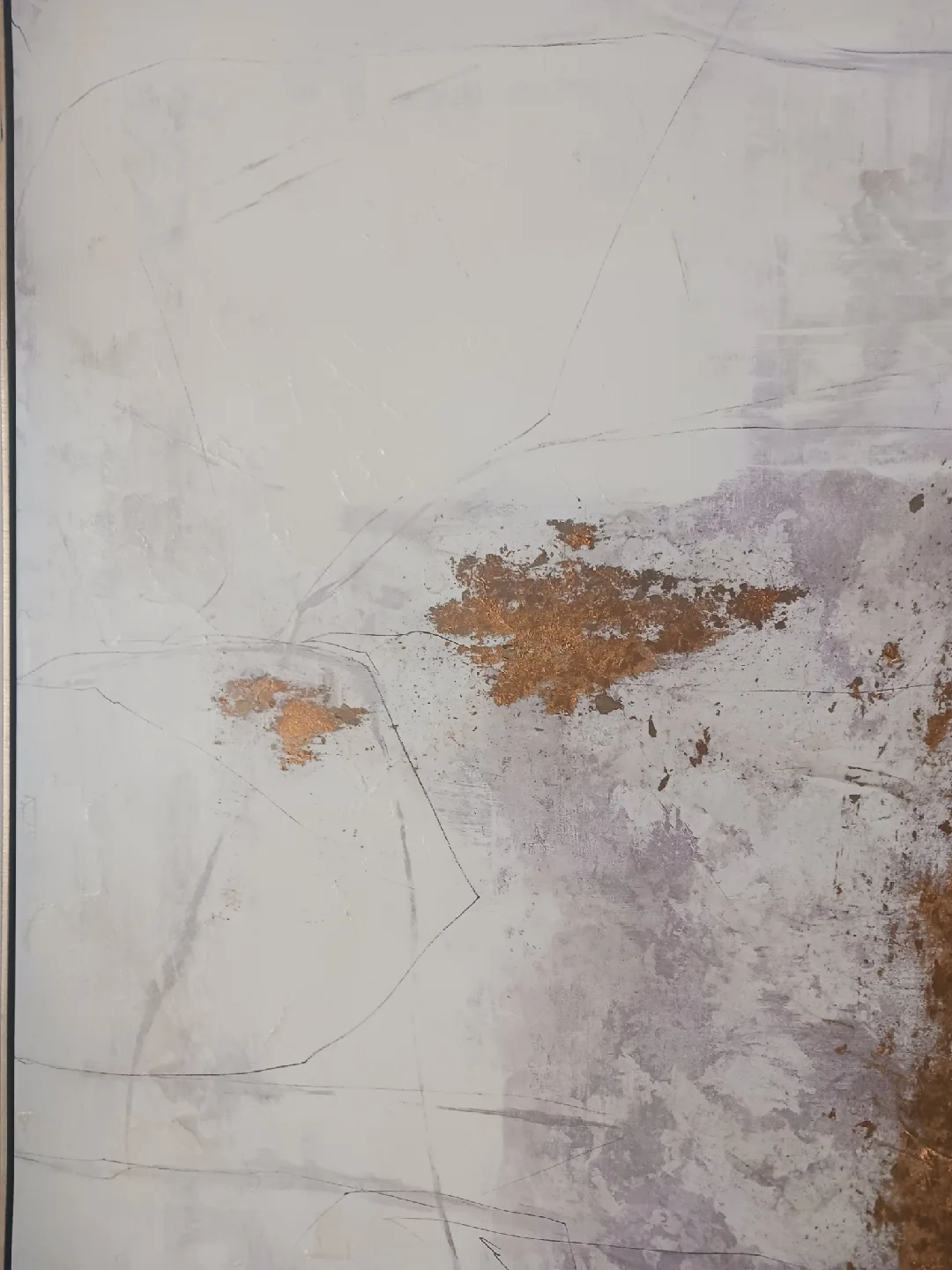 ✨ Modern Gold Abstract Canvas Wall Art -✨ Abstract Wall Art image indicator(4)