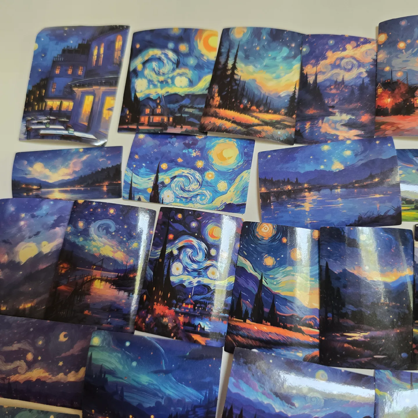 Lot of Van Gogh Inspired Paintings Vinyl Stickers image indicator(3)