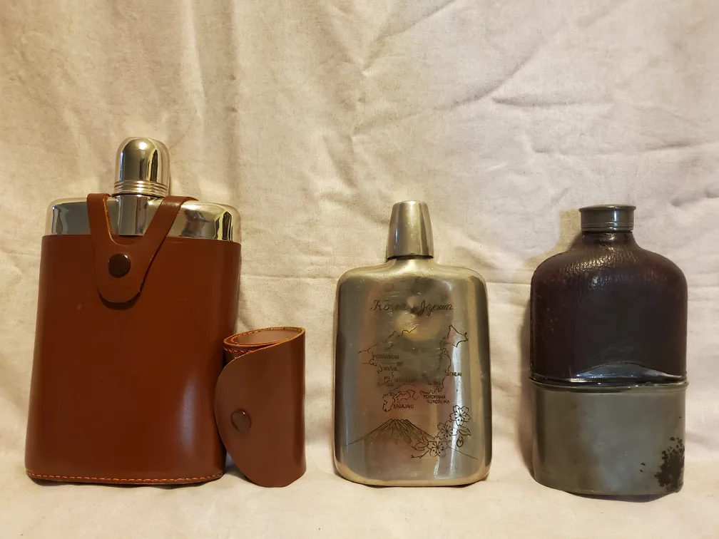 Vintage Flasks - Set of 3 thumbnail