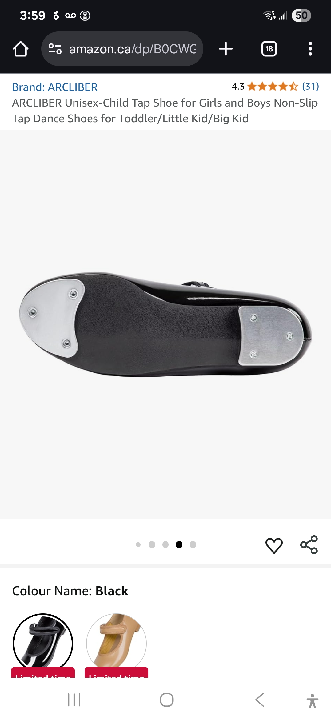 Black Tap Shoes for girls, US Size 9, 17cm - photo 4