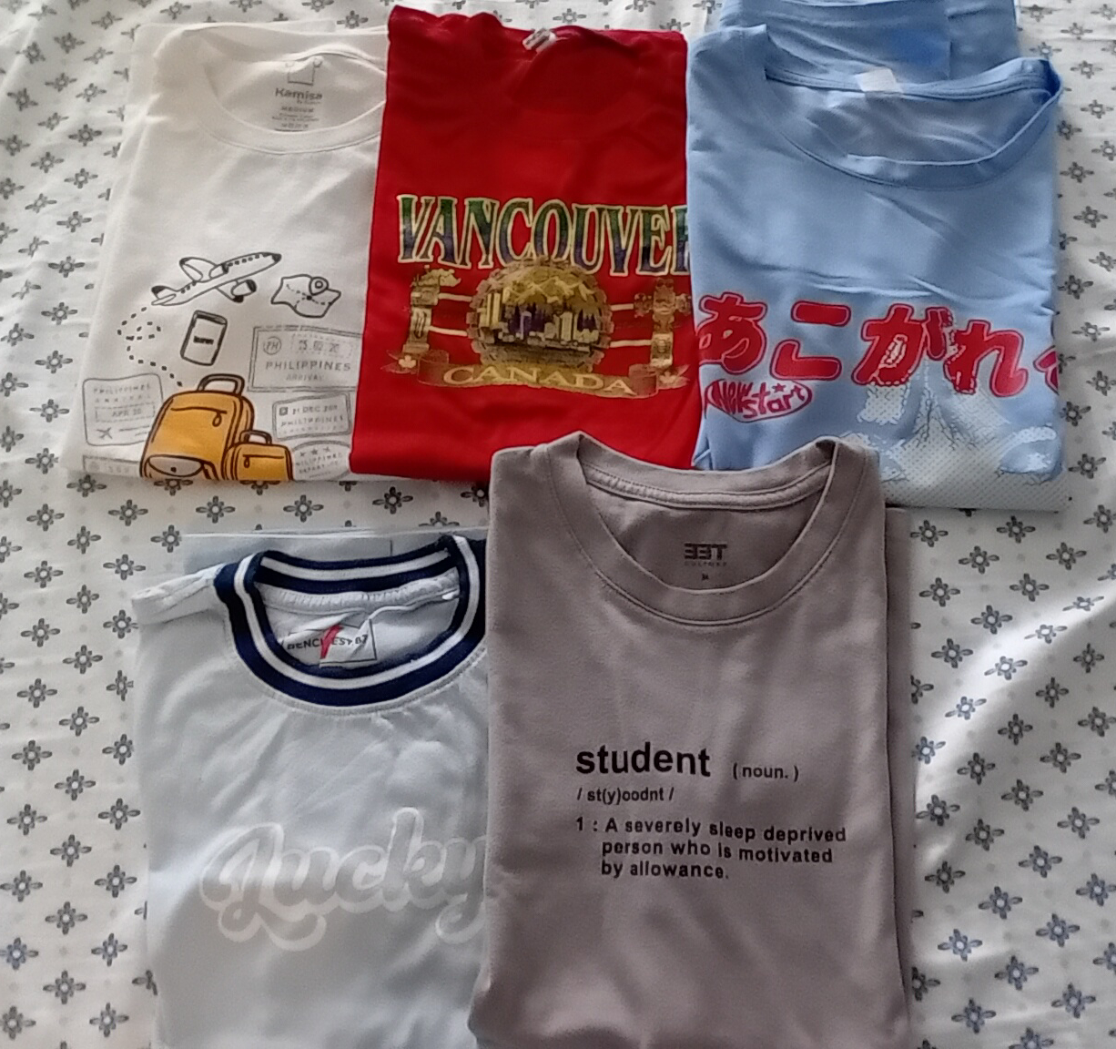 Assorted graphic T-shirts
