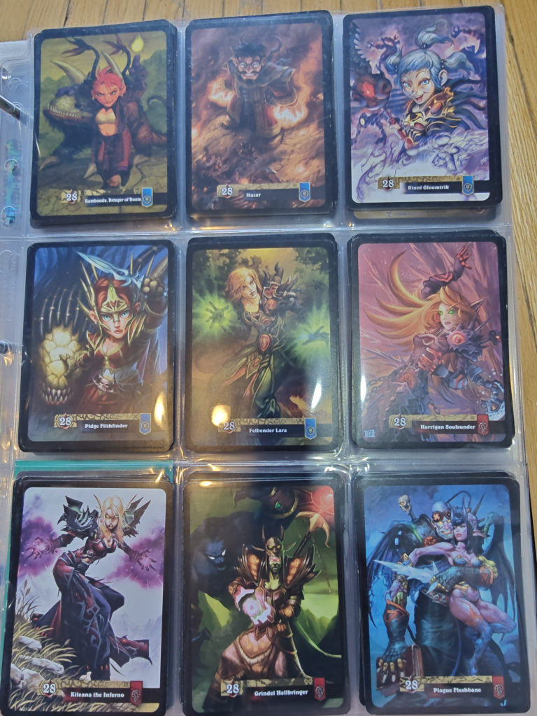 World of Warcraft TCG Cards (Warlock)