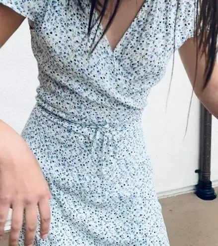 Brandy Melville Floral Wrap Dress thumbnail