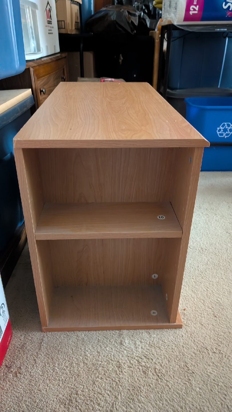 Small Wood Shelf Unit - photo 2