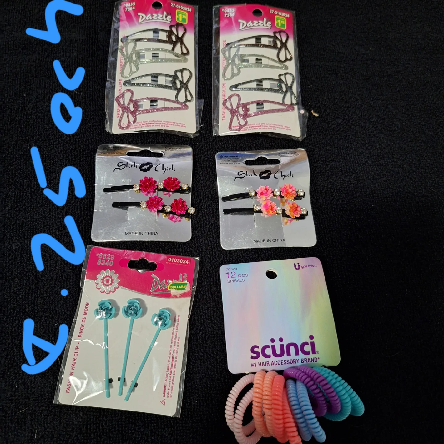 Assorted Hair Clips - Dazzle, Sophi, Belle Pastel & More image indicator(8)