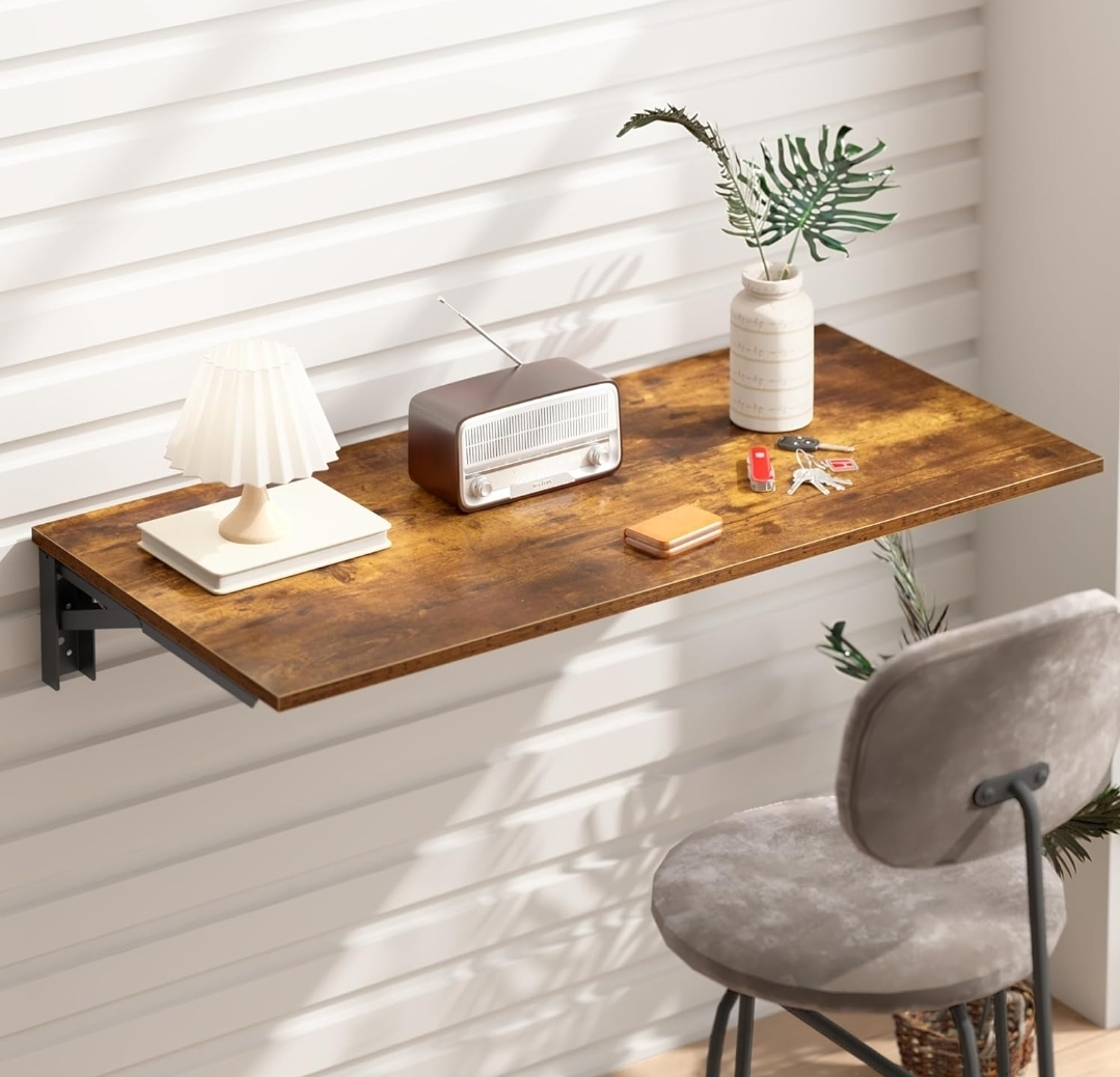 Foldable Wall Mounted Desk - 30" x 19.7" - photo 4