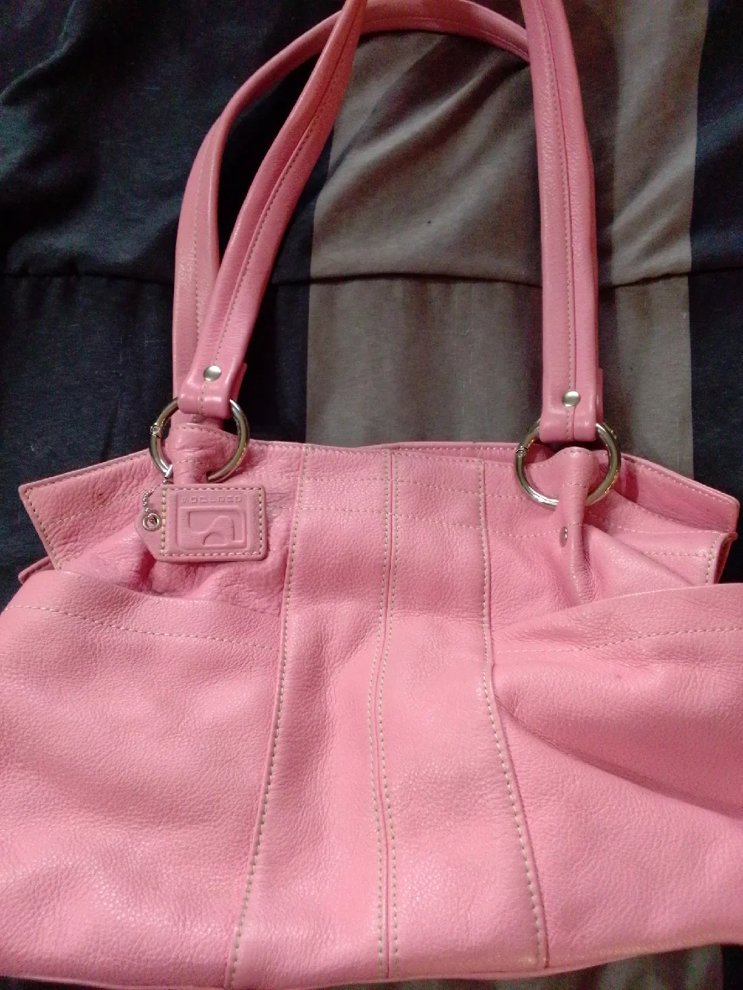 Joe Rodeo Pink Leather Handbag thumbnail