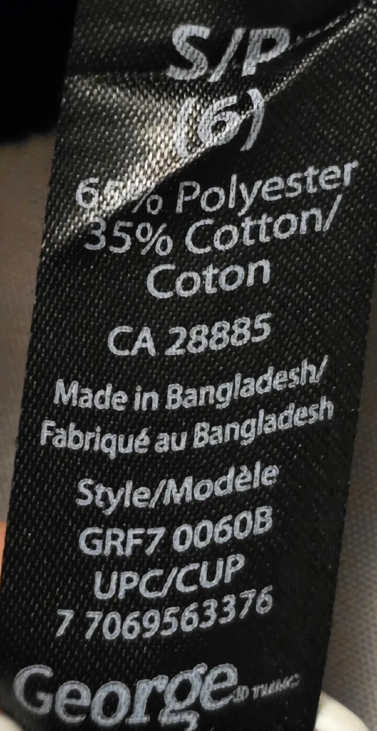 🥕 Boys George Black Dress Shirt! - Size 6 image indicator(9)