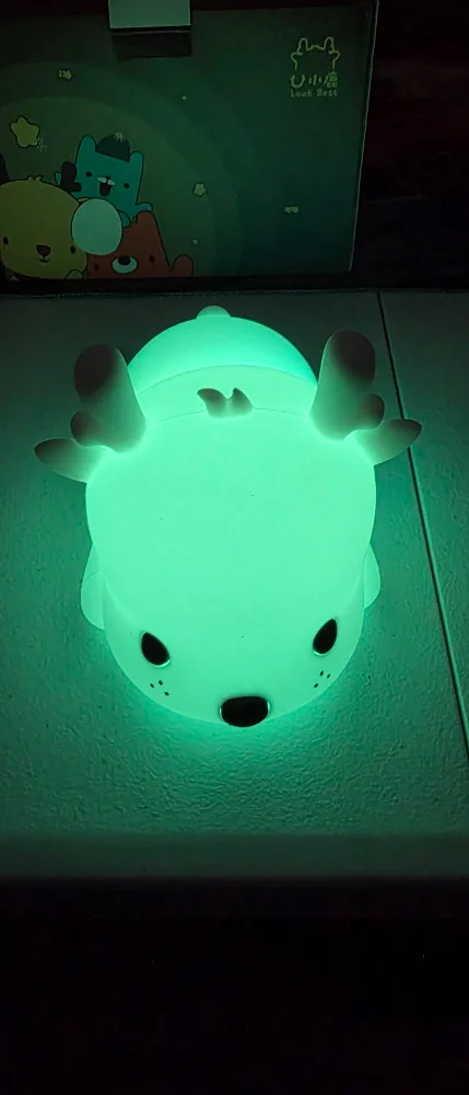 Silicone Lamp Deerlet Lamp for Bedside Night Light image indicator(3)