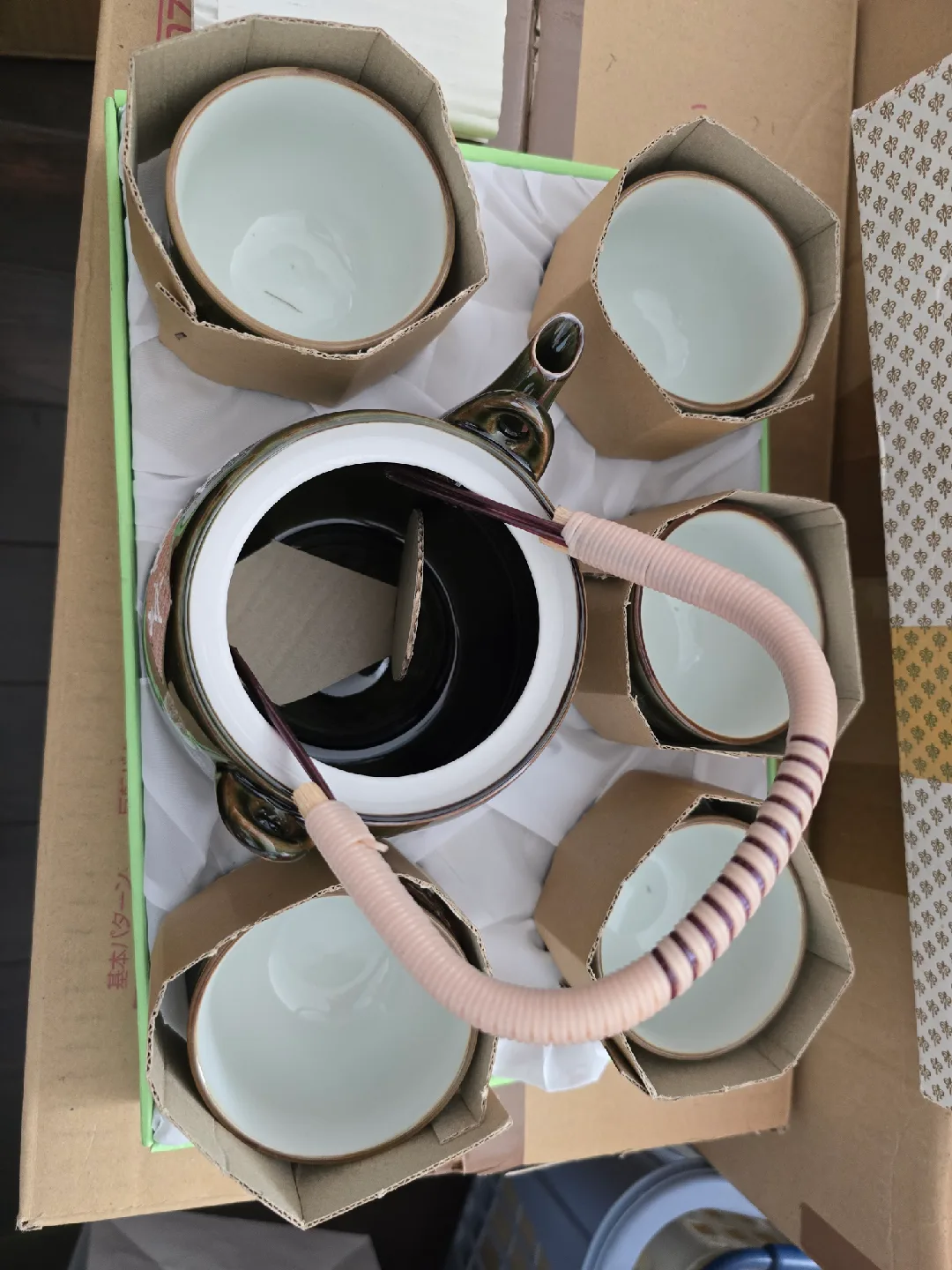 Japanese Tea Set with Teapot and Cups image indicator(2)