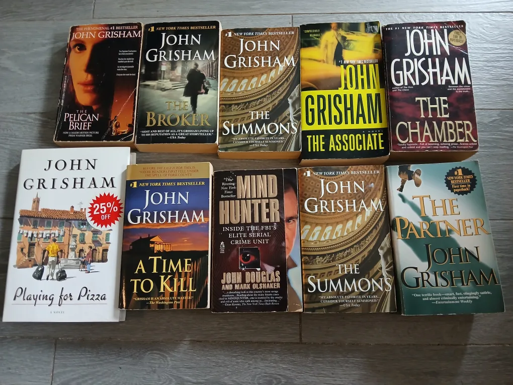 Lot of John Grisham & Ken Follett Novels. $2 EACH FIRM. thumbnail