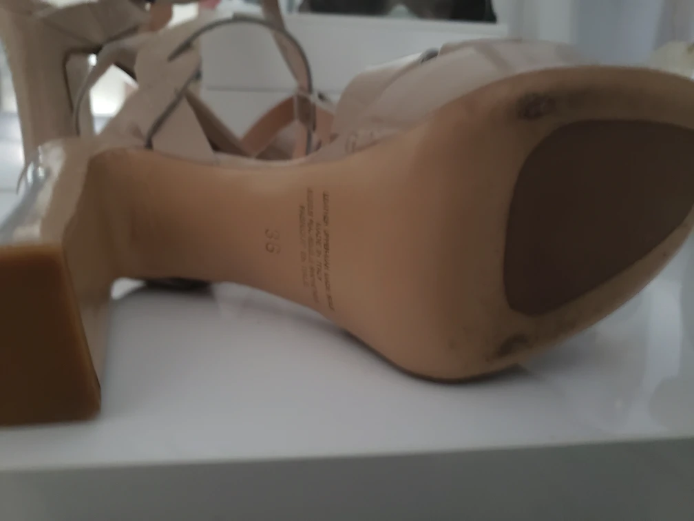 Napoletani Beige Platform Heels - Size 36 - photo 3