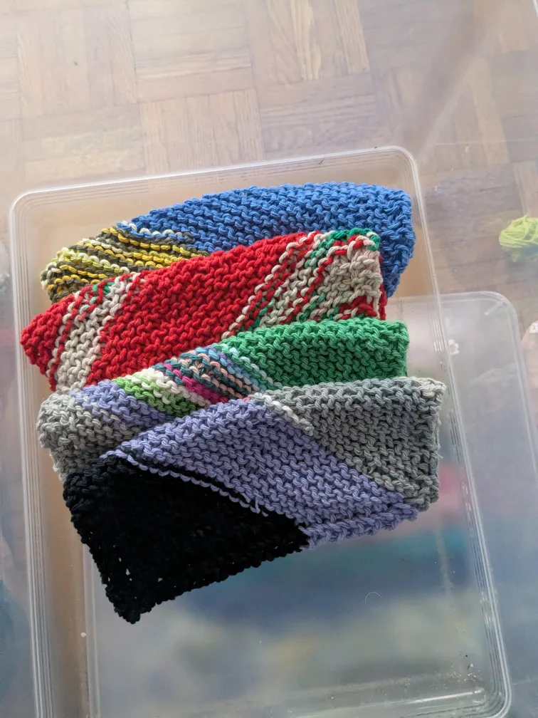 Knit Dishcloths - hand knitted brand new image indicator(2)