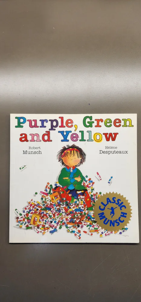 Purple, Green and Yellow by Robert Munsch thumbnail