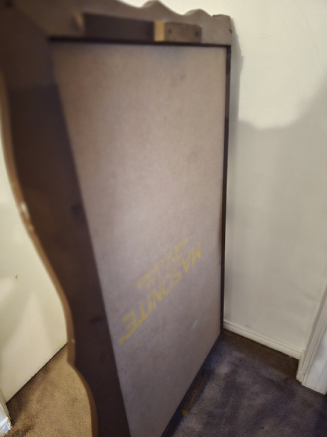 Vintage Masonite Mirror - photo 2