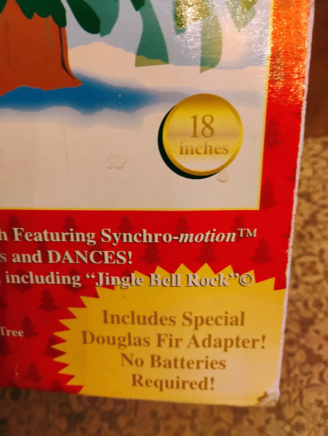 #Free Douglas Fir Dancing Christmas Tree 18" image indicator(3)