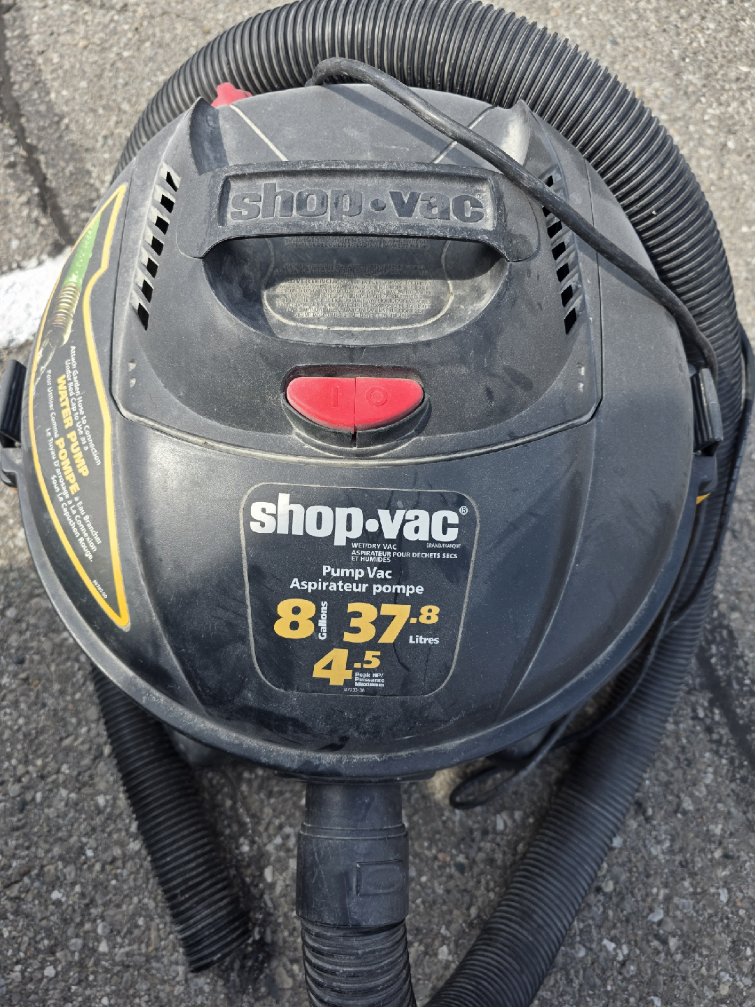 Shop-Vac 8.3 Gallon Wet/Dry Vacuum - photo 4